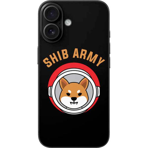 Shib Army Crypto iPhone 16 Skin