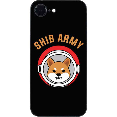Shib Army Crypto iPhone 16e Skin