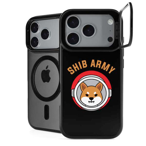 Shib Army Crypto iPhone 18 Pro Kickstand Case