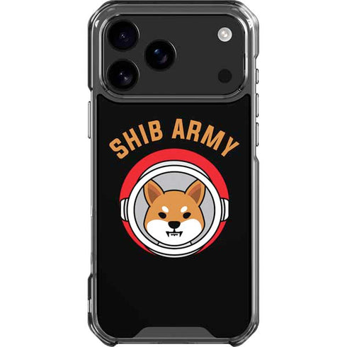 Shib Army Crypto iPhone 18 Pro Max Clear Case