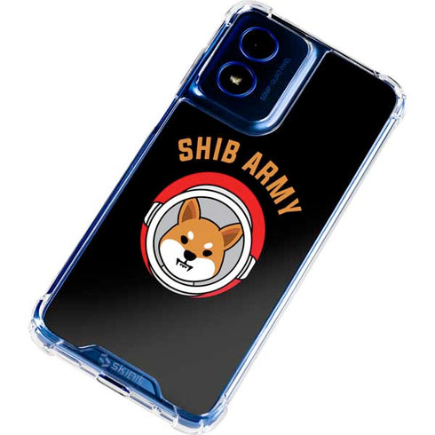 Shib Army Crypto Moto G 5G (2024) Clear Case