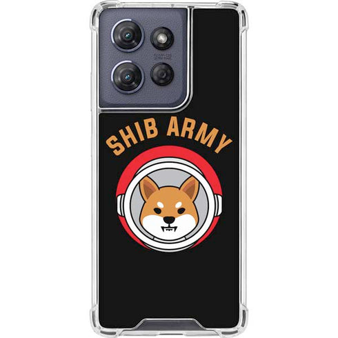 Shib Army Crypto Moto G Play 5G (2025) Clear Case