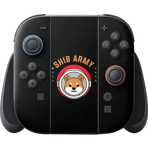 Shib Army Crypto Nintendo Switch 2 (2025) Joy-Con Controller Skin