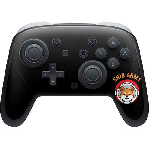 Shib Army Crypto Nintendo Switch 2 (2025) Pro Controller Skin