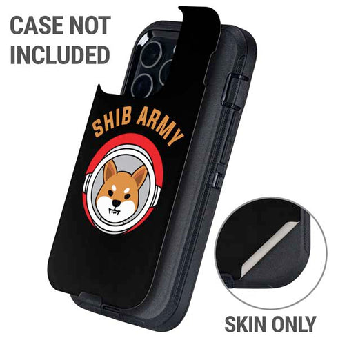 Shib Army Crypto Otterbox Defender iPhone Skin