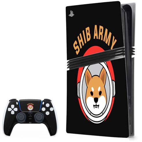 Shib Army Crypto PS5 Pro Bundle Skin