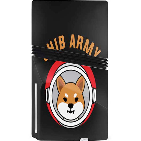 Shib Army Crypto PS5 Pro Disk Bundle Skin