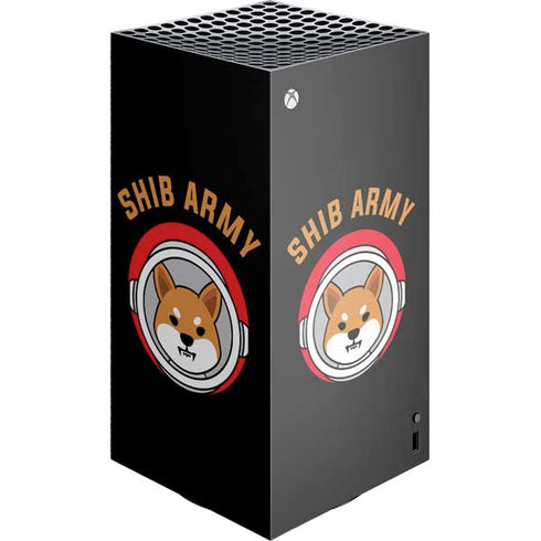 Shib Army Crypto XBox Series X Digital Edition Console Skin