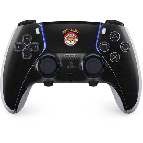 Shib Army Crypto PS5 DualSense Edge Pro Controller Skin
