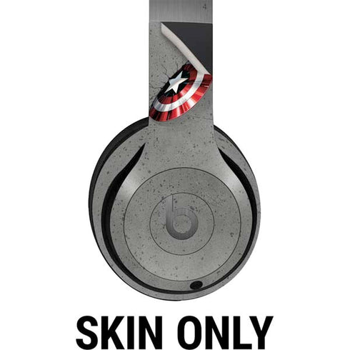 Marvel Captain America Shield Break Beats Solo 4 Wireless Headphones Skin