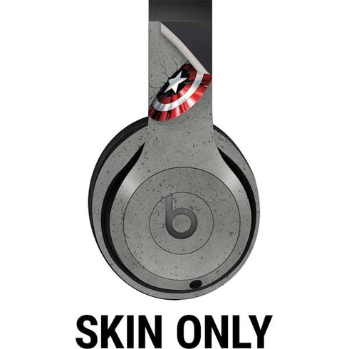 Marvel Captain America Shield Break Beats Studio Pro Wireless Headphones Skin