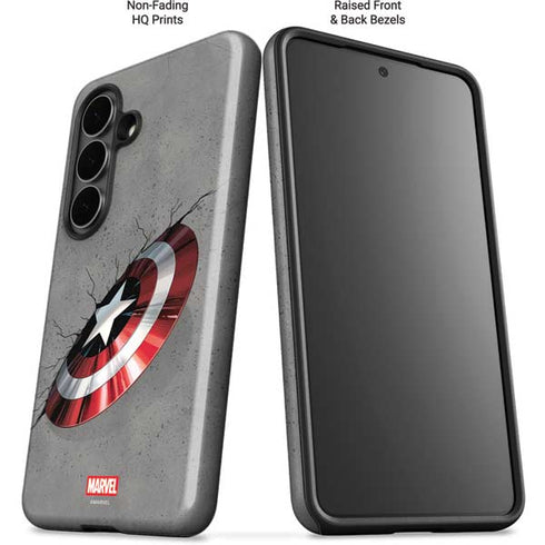 Marvel Captain America Shield Break Galaxy S26 Plus Impact Case