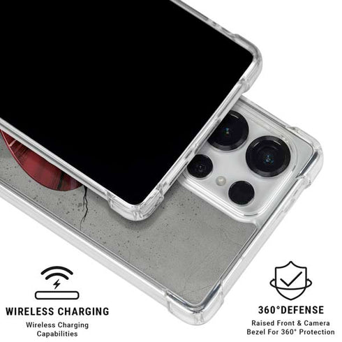 Marvel Captain America Shield Break Galaxy S26 Ultra Clear Case