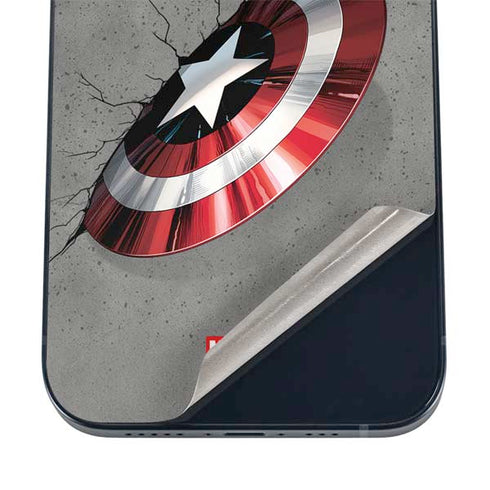 Marvel Captain America Shield Break iPhone 16 Skin