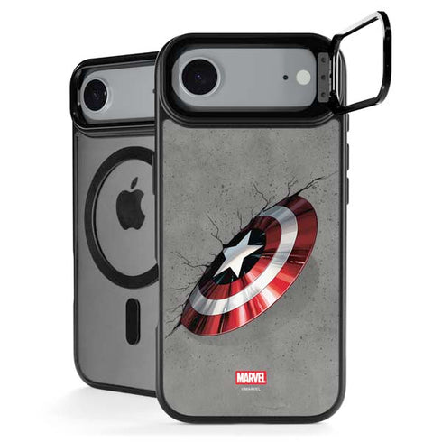 Marvel Captain America Shield Break iPhone 17 Air Kickstand Case