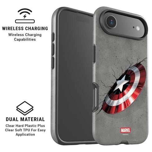 Marvel Captain America Shield Break iPhone 17 Air Magsafe Impact Case