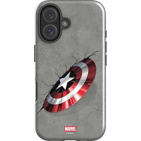 Marvel Captain America Shield Break iPhone 17 Impact Case