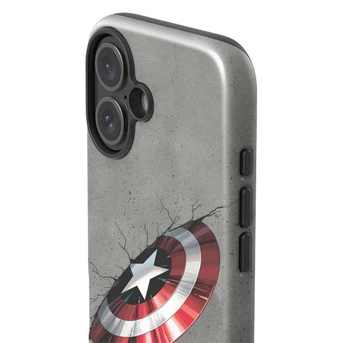 Marvel Captain America Shield Break iPhone 17 Impact Case