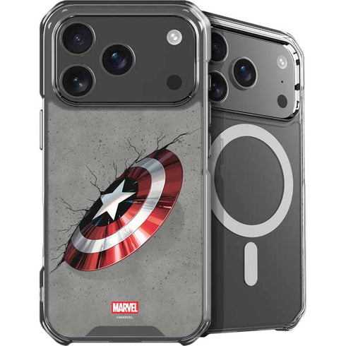 Marvel Captain America Shield Break iPhone 17 Pro MagSafe Case