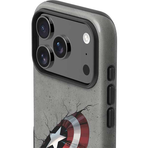 Marvel Captain America Shield Break iPhone 17 Pro Max Impact Case