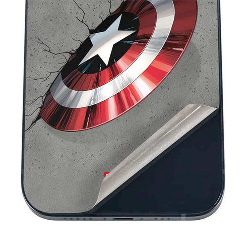 Marvel Captain America Shield Break iPhone 17 Pro Max Skin
