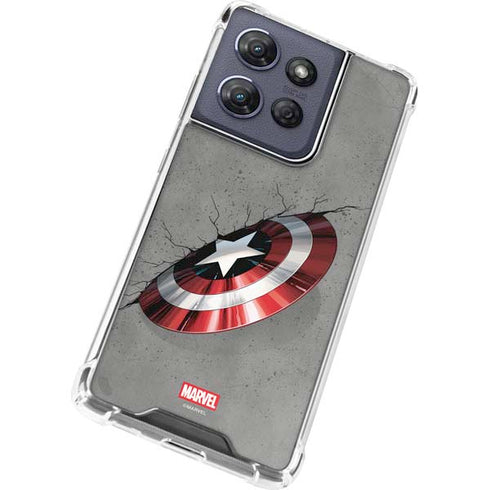 Marvel Captain America Shield Break Moto G Stylus 5G (2025) Clear Case