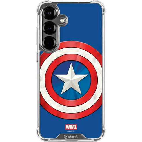 Marvel Captain America Shield Galaxy S26 Plus Clear Case