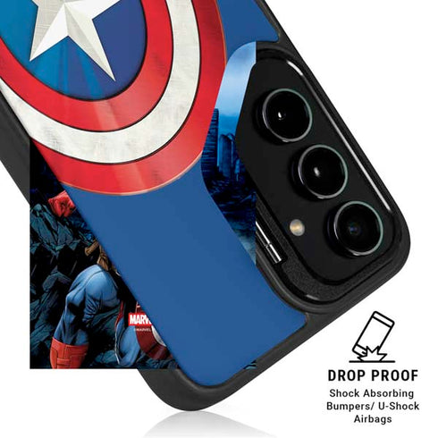 Marvel Captain America Shield Galaxy S26 Ultra Kickstand Case
