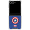 Marvel Captain America Shield Galaxy Z Flip7 Clear Case