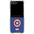 Marvel Captain America Shield Galaxy Z Flip7 Clear Case