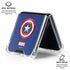 Marvel Captain America Shield Galaxy Z Flip7 Clear Case
