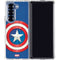 Marvel Captain America Shield Galaxy Z Fold7 Clear Case