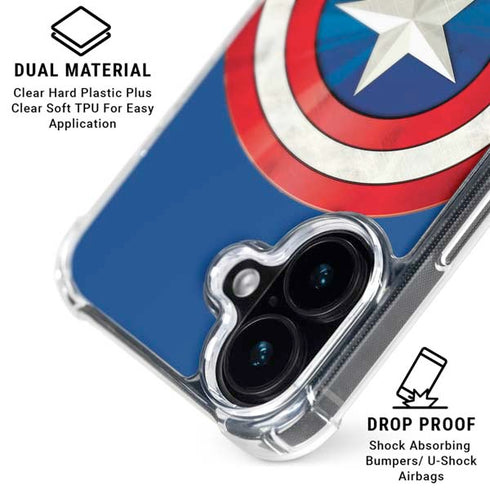 Marvel Captain America Shield iPhone 16 MagSafe Case