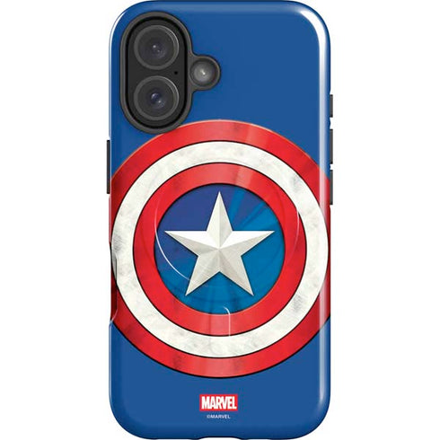 Marvel Captain America Shield iPhone 16 Magsafe Impact Case