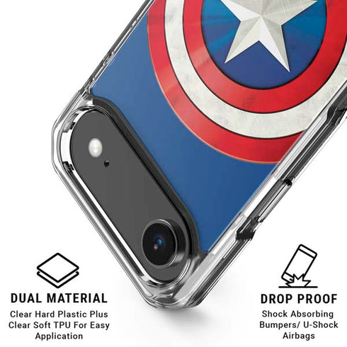 Marvel Captain America Shield iPhone 17 Air Clear Case