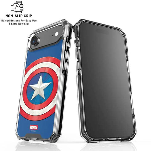 Marvel Captain America Shield iPhone 17 Air Clear Case