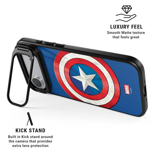 Marvel Captain America Shield iPhone 17 Air Kickstand Case
