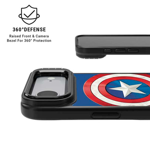 Marvel Captain America Shield iPhone 17 Air Kickstand Case