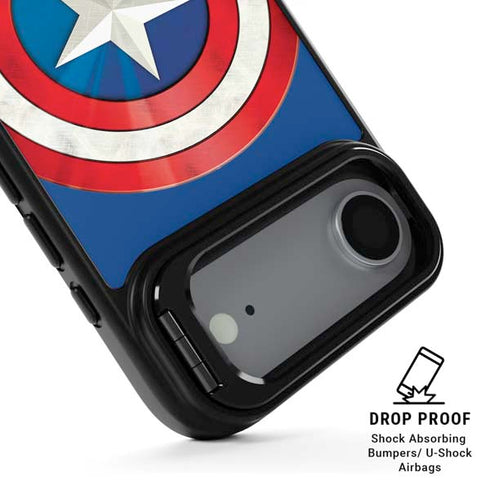 Marvel Captain America Shield iPhone 17 Air Kickstand Case