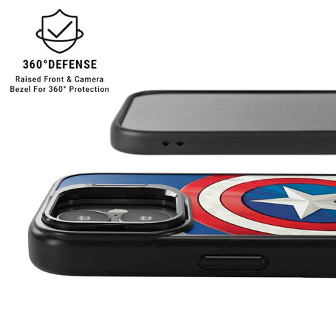 Marvel Captain America Shield iPhone 17 Kickstand Case