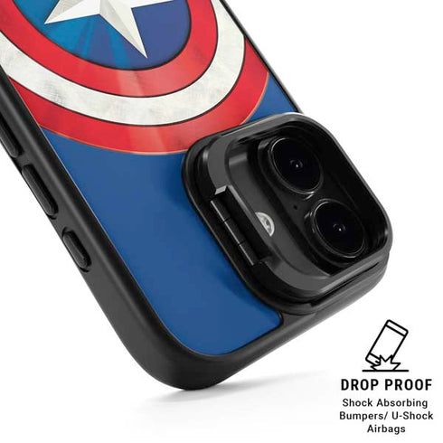 Marvel Captain America Shield iPhone 17 Kickstand Case