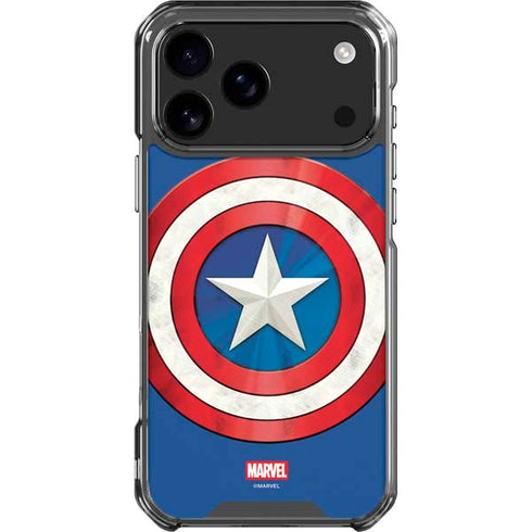 Marvel Captain America Shield iPhone 17 Pro Max Clear Case