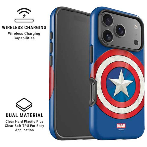 Marvel Captain America Shield iPhone 17 Pro Max Magsafe Impact Case
