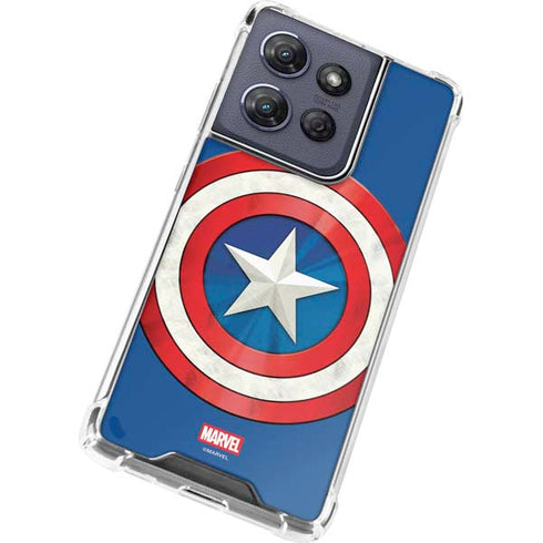 Marvel Captain America Shield Moto G 5G (2025) Clear Case