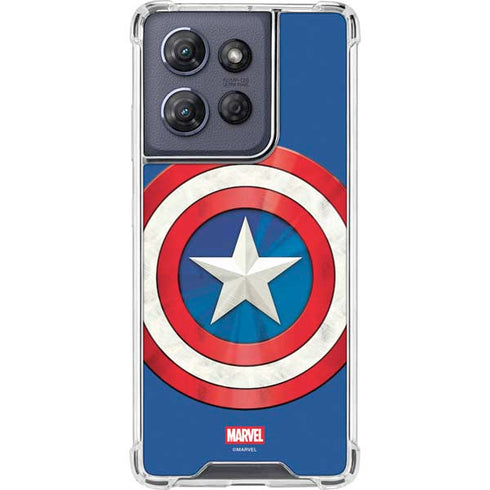 Marvel Captain America Shield Moto G Play 5G (2025) Clear Case