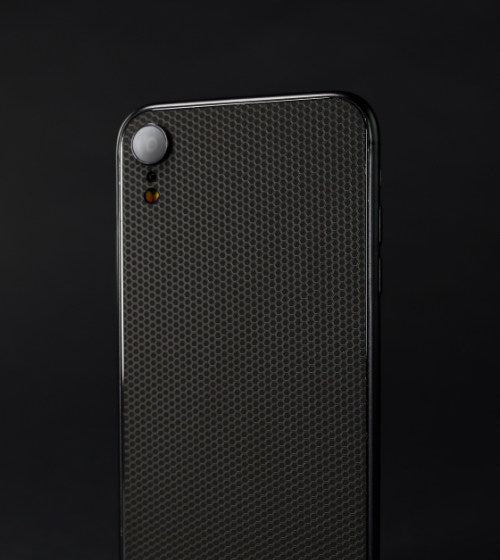 Black hex phone skins