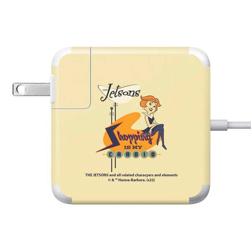 The Jetsons Shopping Is My Cardio 85W Power Adapter (15 and 17 inch MacBook Pro Charger) Skin