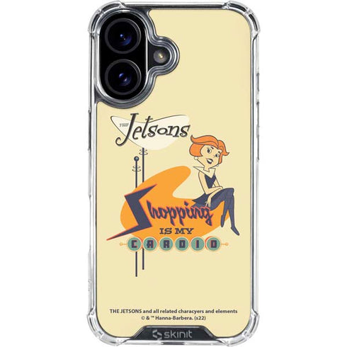 The Jetsons Shopping Is My Cardio iPhone 16 Clear Case