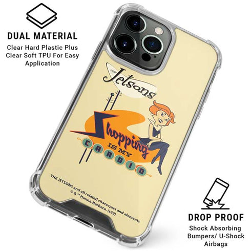 The Jetsons Shopping Is My Cardio iPhone 16 Pro Max Clear Case