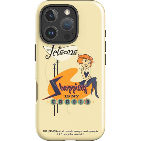 The Jetsons Shopping Is My Cardio iPhone 16 Pro Max Magsafe Impact Case